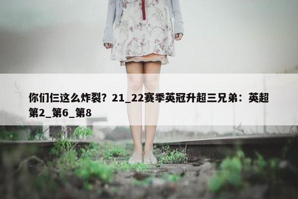 你们仨这么炸裂？21_22赛季英冠升超三兄弟：英超第2_第6_第8