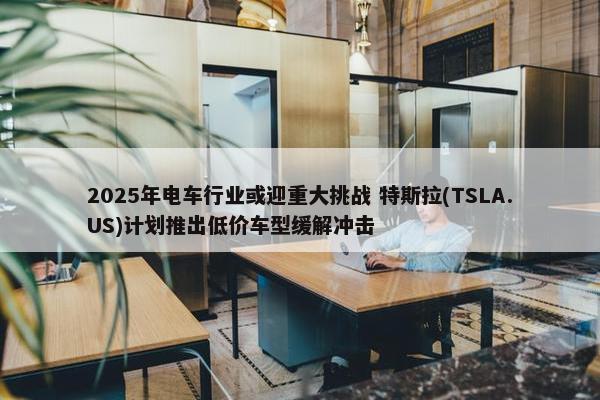 2025年电车行业或迎重大挑战 特斯拉(TSLA.US)计划推出低价车型缓解冲击