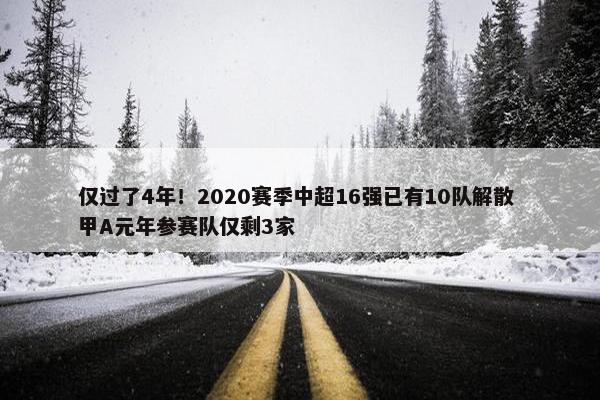 仅过了4年！2020赛季中超16强已有10队解散 甲A元年参赛队仅剩3家