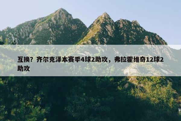 互换？齐尔克泽本赛季4球2助攻，弗拉霍维奇12球2助攻