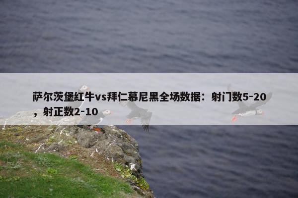 萨尔茨堡红牛vs拜仁慕尼黑全场数据：射门数5-20，射正数2-10