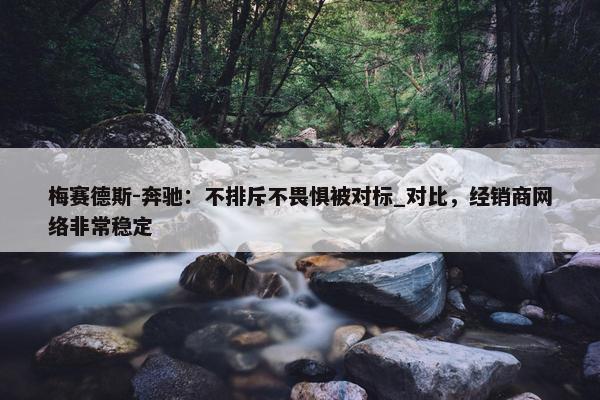 梅赛德斯-奔驰：不排斥不畏惧被对标_对比，经销商网络非常稳定