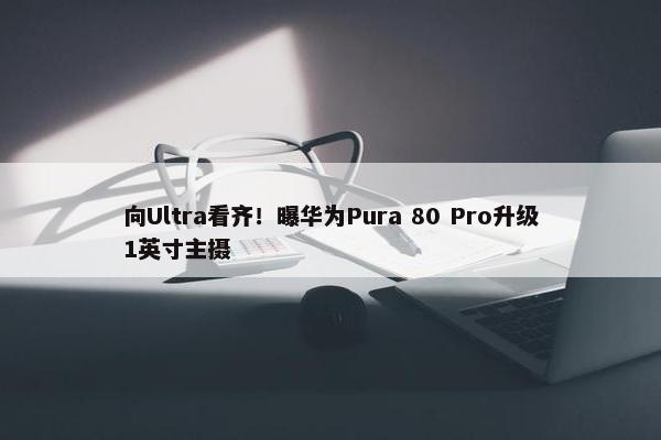 向Ultra看齐！曝华为Pura 80 Pro升级1英寸主摄