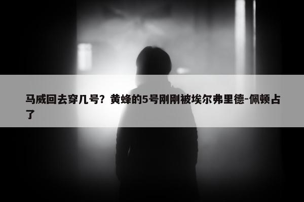 马威回去穿几号？黄蜂的5号刚刚被埃尔弗里德-佩顿占了