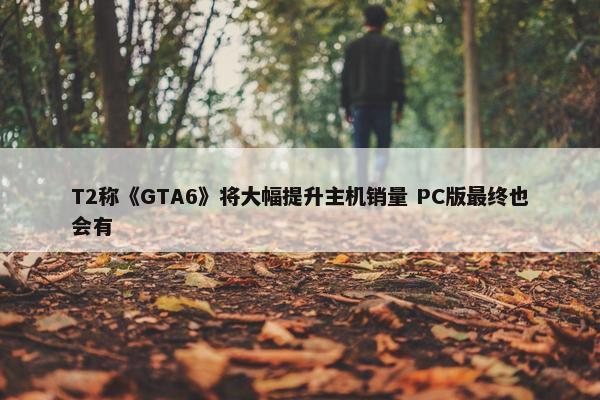 T2称《GTA6》将大幅提升主机销量 PC版最终也会有