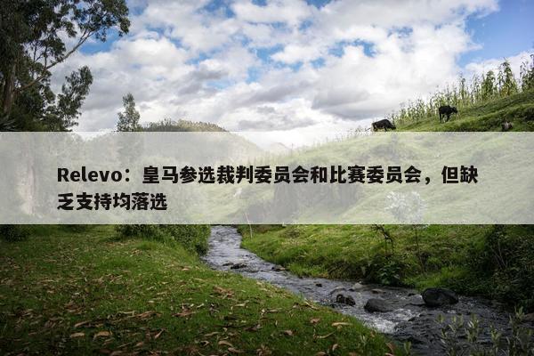 Relevo：皇马参选裁判委员会和比赛委员会，但缺乏支持均落选