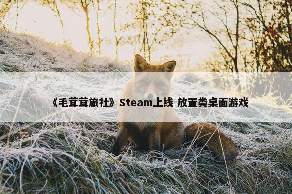 《毛茸茸旅社》Steam上线 放置类桌面游戏