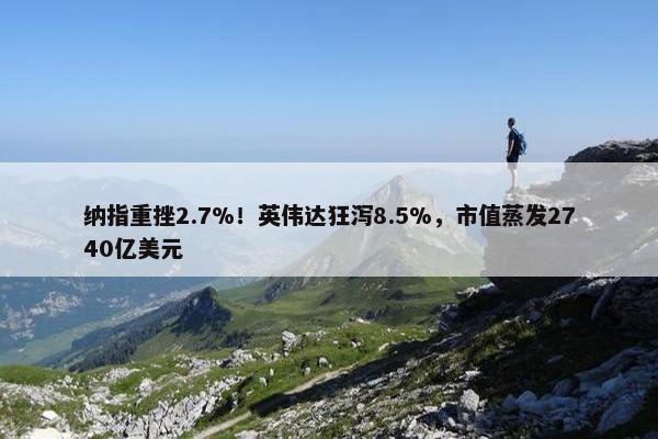 纳指重挫2.7%！英伟达狂泻8.5%，市值蒸发2740亿美元