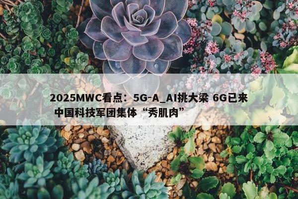 2025MWC看点：5G-A_AI挑大梁 6G已来 中国科技军团集体“秀肌肉”