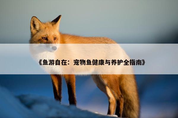 《鱼游自在：宠物鱼健康与养护全指南》