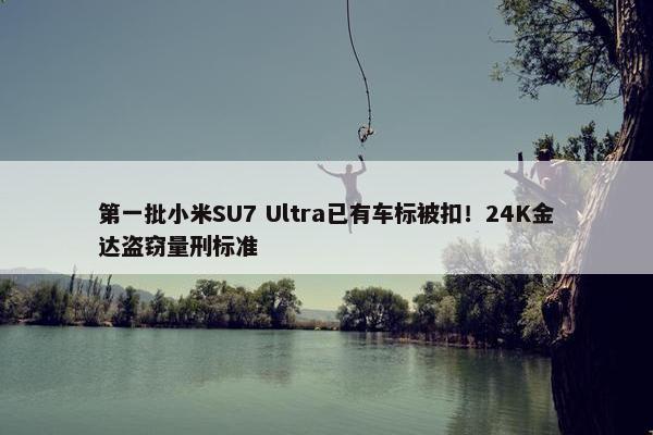 第一批小米SU7 Ultra已有车标被扣！24K金达盗窃量刑标准