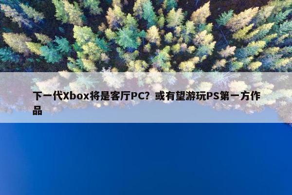 下一代Xbox将是客厅PC？或有望游玩PS第一方作品