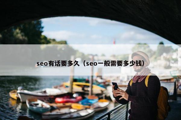 seo有话要多久（seo一般需要多少钱）