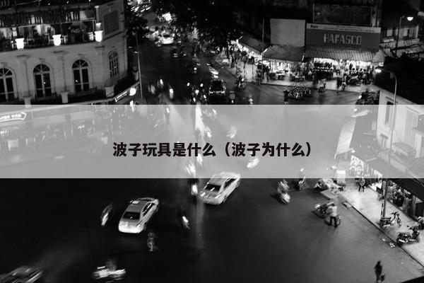 波子玩具是什么（波子为什么）