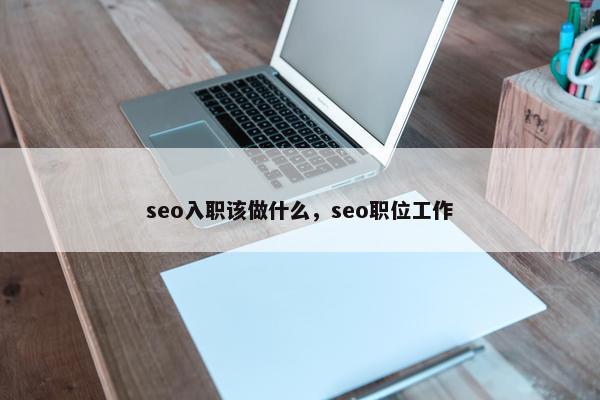 seo入职该做什么，seo职位工作