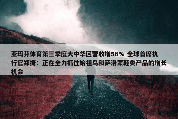 亚玛芬体育第三季度大中华区营收增56% 全球首席执行官郑捷：正在全力抓住始祖鸟和萨洛蒙鞋类产品的增长机会