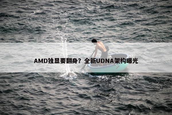 AMD独显要翻身？全新UDNA架构曝光