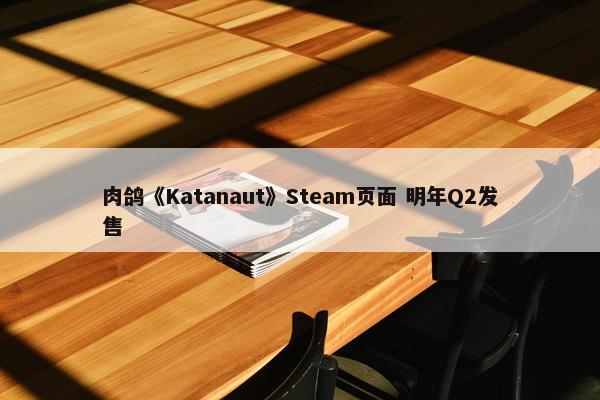 肉鸽《Katanaut》Steam页面 明年Q2发售