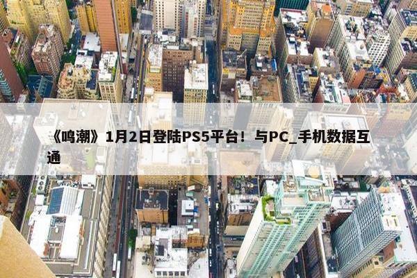 《鸣潮》1月2日登陆PS5平台！与PC_手机数据互通