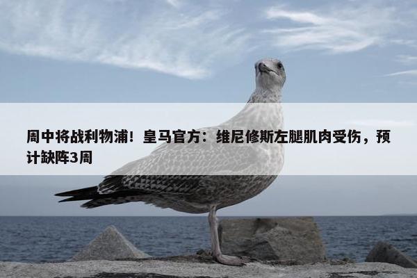 周中将战利物浦！皇马官方：维尼修斯左腿肌肉受伤，预计缺阵3周